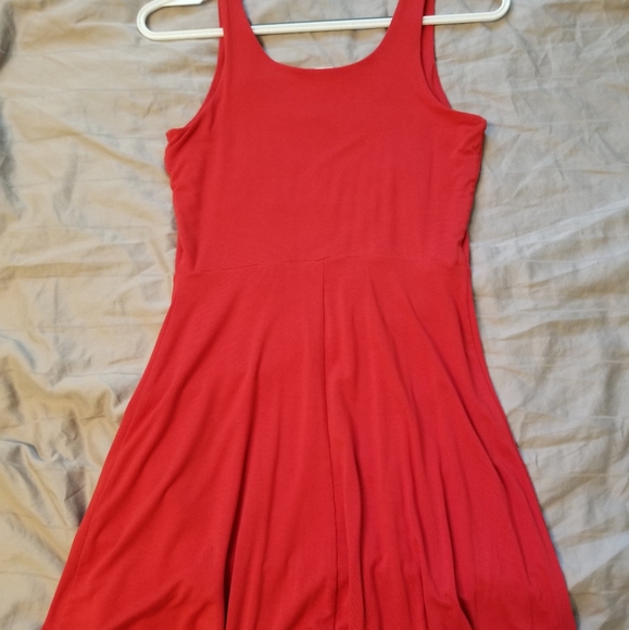 OLD NAVY Petite Red Skater Dress - Picture 4 of 5